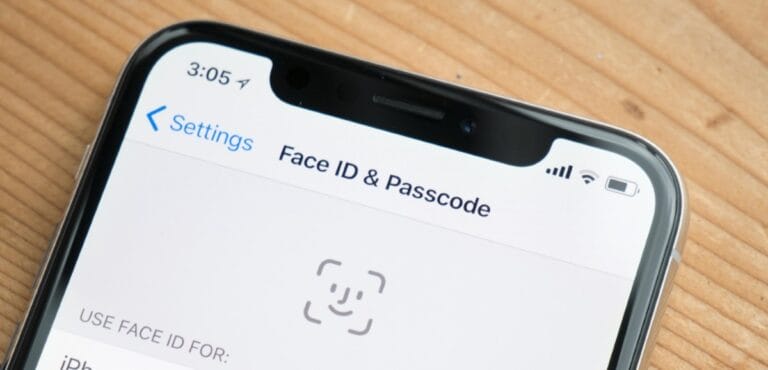 iPhone biometrisk autentisering