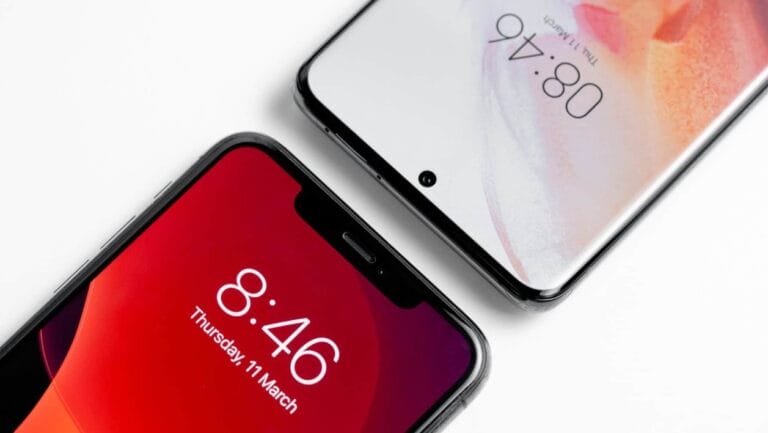 iPhone jämfört med Xiaomi, begagnade mobiler