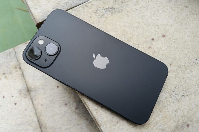 iPhone som aktiverat hjälpmedelet Voice-over