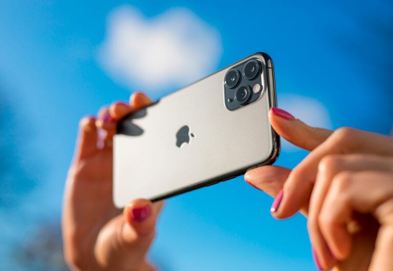 Radera foton från din iPhone